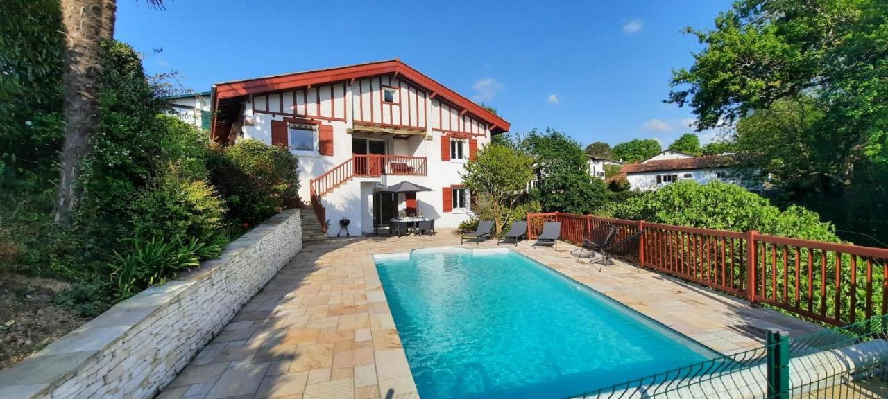 Chambre D'Hotes Avec Piscine Au Calme Dans Maison Basque Ascain Exteriör bild